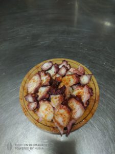 ración de pulpo